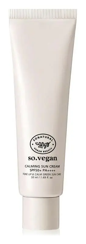 so natural So Vegan Calming Sun Cream SPF50+ PA++++