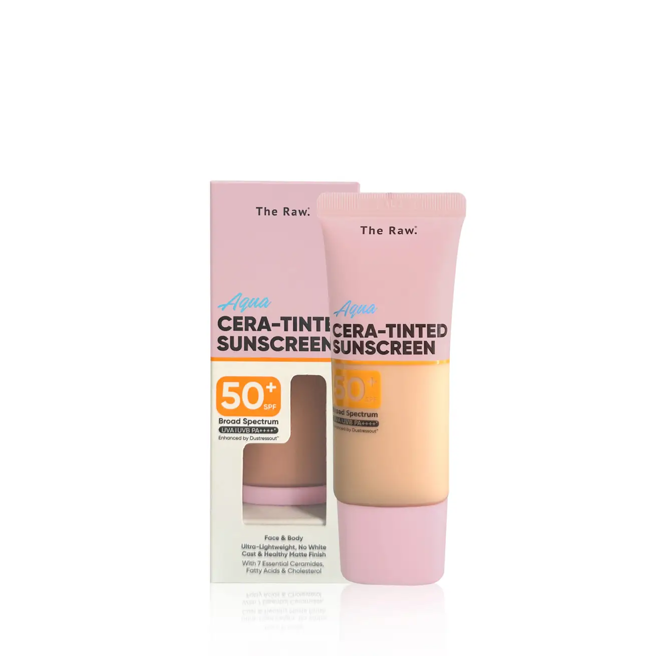 The Raw Aqua Cera-Tinted Sunscreen SPF 50+