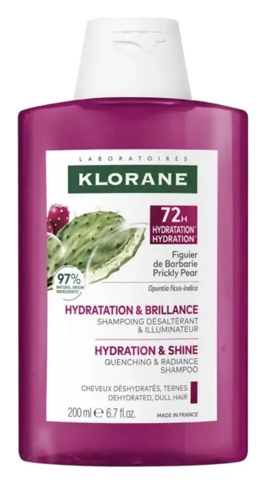 Klorane 72H Hydration & Shine Quenching Shampoo