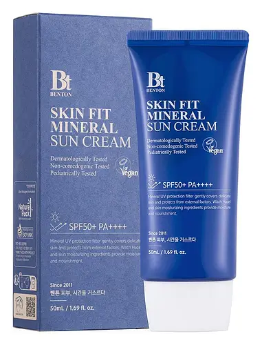 Benton Skin Fit Mineral Sun Cream SPF 50+