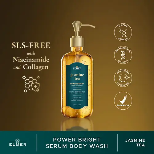 Elmer Power Bright Serum Body Wash Jasmine Tea