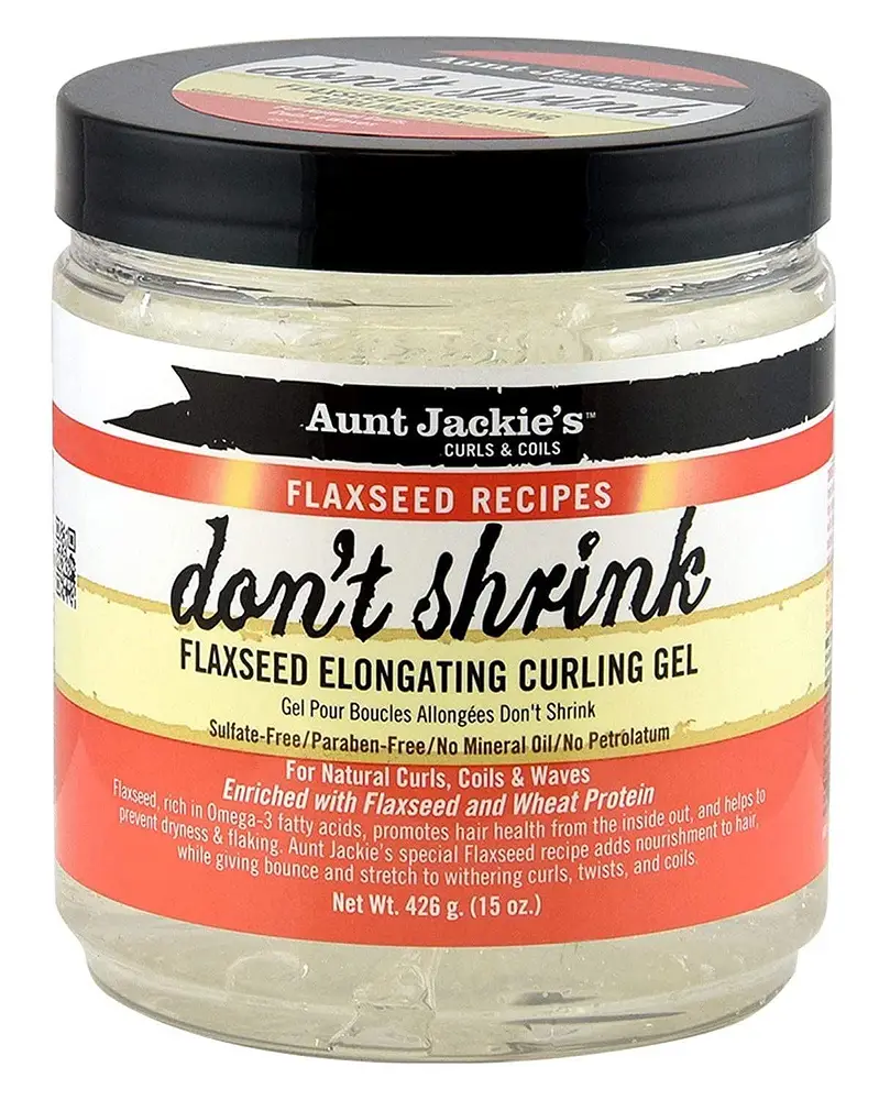 Aunt Jackie's Curls & Coils Don't Shrink Flaxseed Elongating Curling Gel