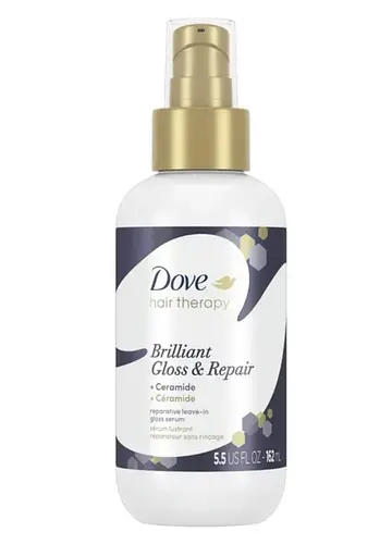 Dove Brilliant Gloss & Repair Leave-In Gloss Serum