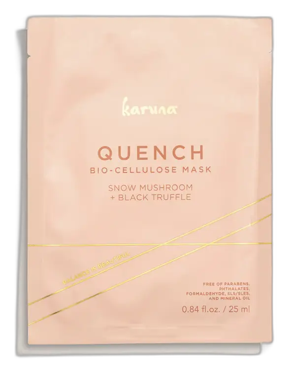 Karuna Quench Bio-Cellulose Mask Snow Mushroom + Black Truffle