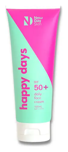 New Day Skin Happy Days SPF 50+ Daily Face Cream
