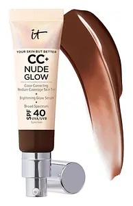 IT Cosmetics CC+ Nude Glow Lightweight Foundation SPF 40 Deep Mocha