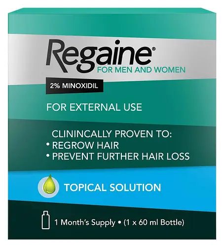 Regaine Regular Strength Solution 2% Minoxidil