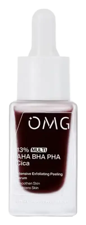 OMG Beauty 13% Multi AHA BHA PHA CICA Intensive Exfoliating Peeling Serum