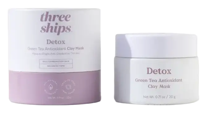Three Ships Beauty Detox Green Tea Antioxidant Clay Mask