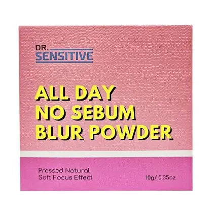 Dr. Sensitive All Day No Sebum Blur Pressed Powder Natural
