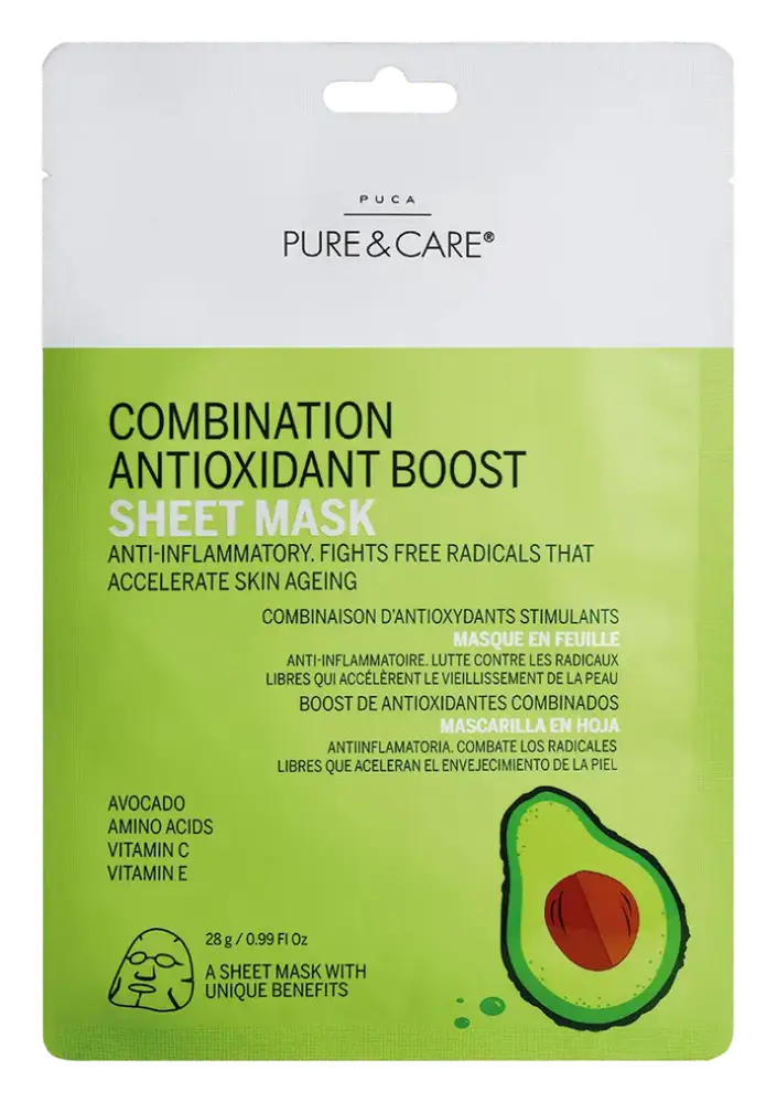 Puca – Pure & Care Combination Antioxidant Boost Sheet Mask