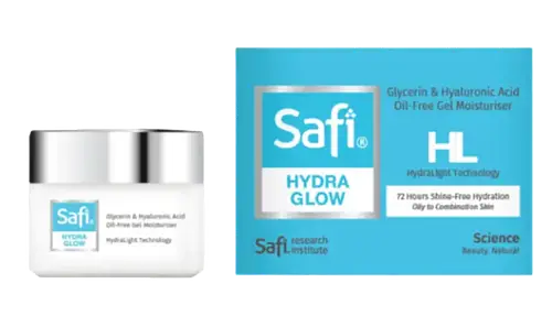 Safi Hydra Glow Hydralight Glycerin & Hyaluronic Acid Oil-Free Gel Moisturiser