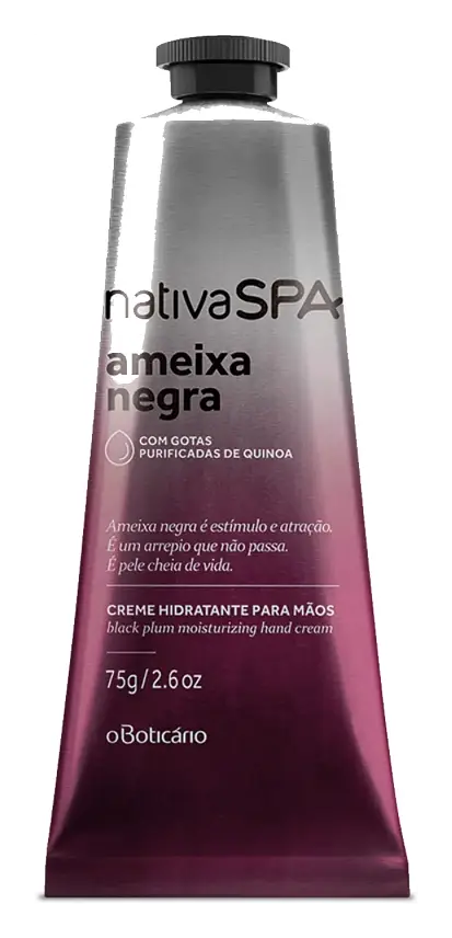 O Boticário Creme Desodorante Para as Mãos Nativa SPA Ameixa Negra