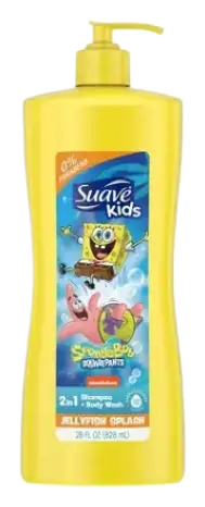 Suave Kids’ 2-In-1 Shampoo & Body Wash SpongeBob SquarePants Jellyfish Splash