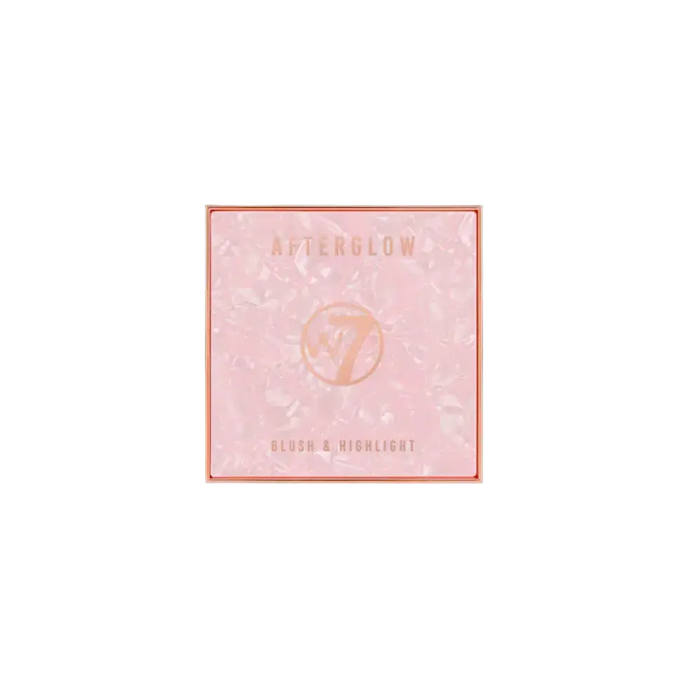 W7 Afterglow Blush & Highlight Pink