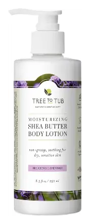 Tree to Tub Moisturizing Shea Butter Body Lotion Relaxing Lavender