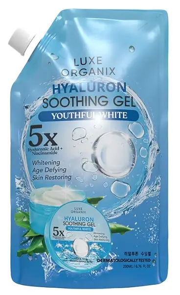 Luxe Organix Hyaluron Soothing Gel Youthful White