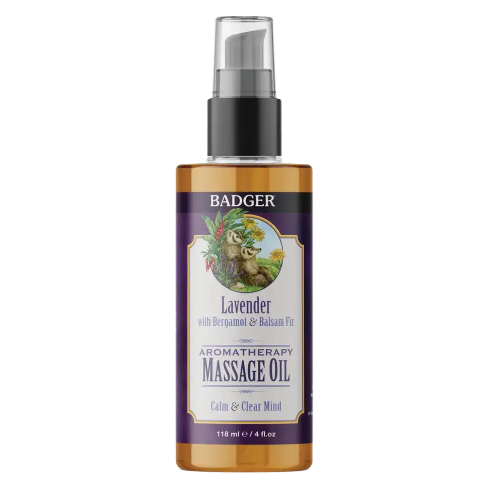 Badger Lavender Aromatherapy Massage Oil