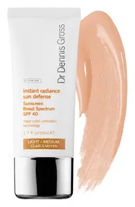Dr. Dennis Gross Skincare Instant Radiance Sun Defense Sunscreen Broad Spectrum SPF 40
