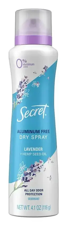 Secret Aluminum Free Dry Spray Lavender