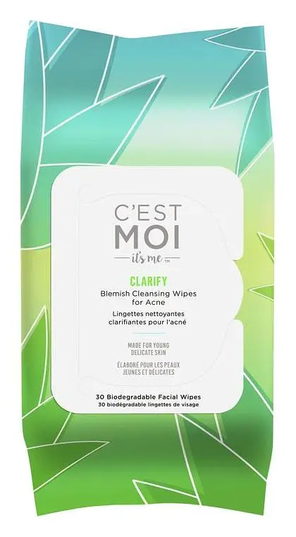 C’est Moi Clarify Blemish Cleansing Wipes for Acne