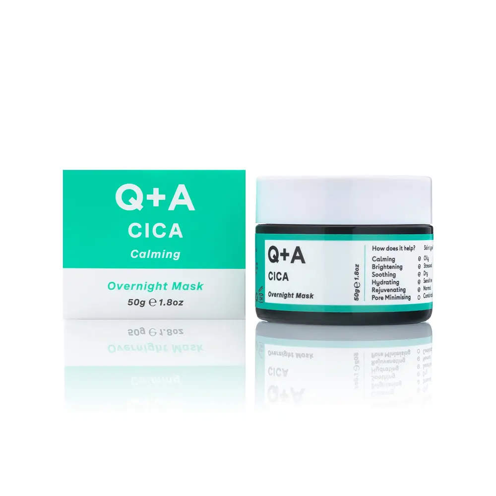 Q + A Cica Overnight Mask