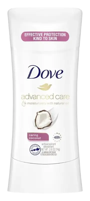 Dove Advanced Care Antiperspirant Deodorant Stick Caring Coconut