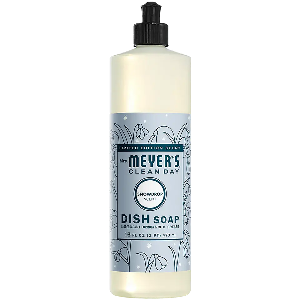 Mrs. Meyer's Liquid Dish Soap Snowdrop scent