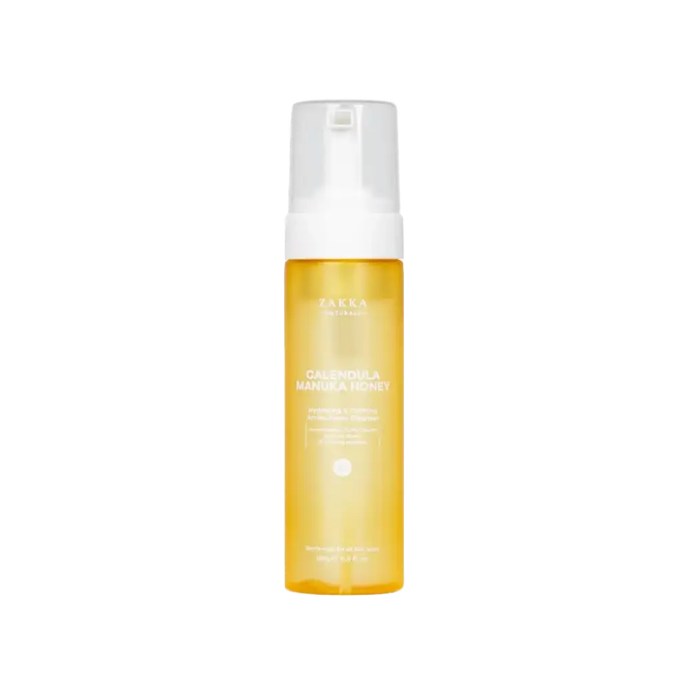 Zakka Naturals Calendula Manuka Honey Hydrating & Calming Amino Foam Cleanser