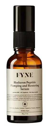 Fyne Hyaluron Peptide Plumping And Restoring Serum