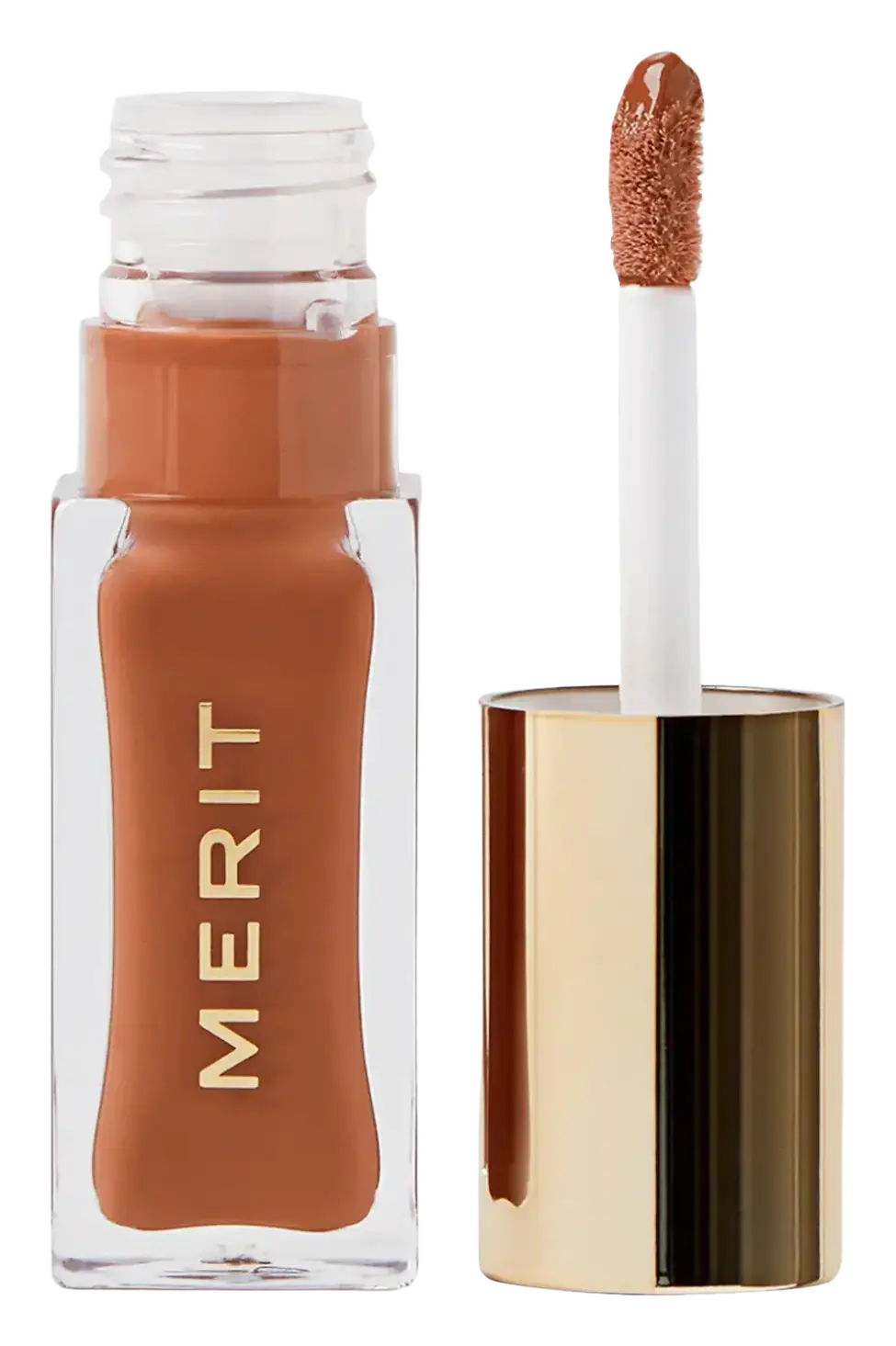 Merit Beauty Shade Slick Classics Tinted Lip Oil Taupe