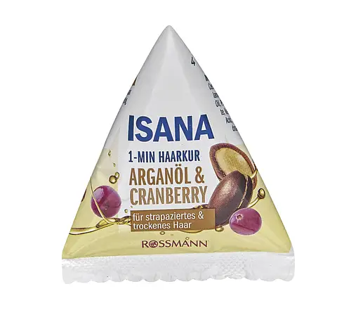ISANA 1-Minute Haarkur Arganöl & Cranberry