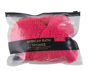 Bellanomi African Exfoliating Net Sponge Camelia Pink