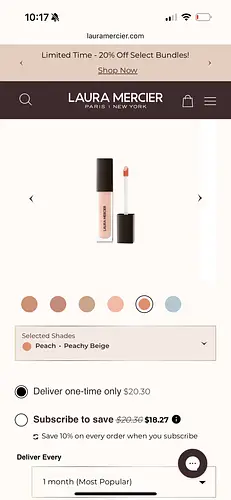 Laura Mercier Eye Basics Primer Peach