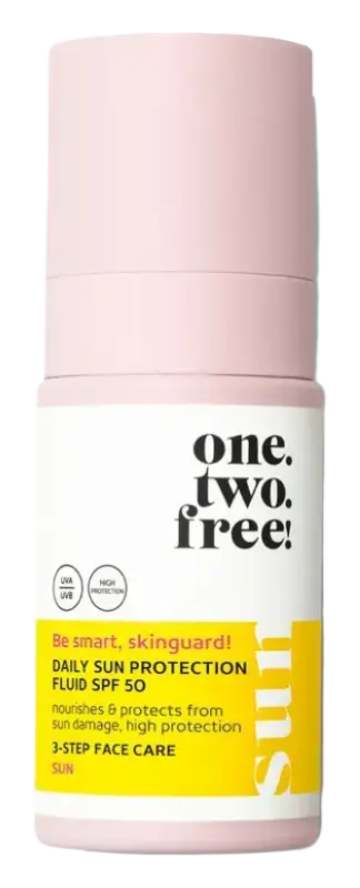 One. Two. Free! Daily Sun Protection Fluid SPF 50