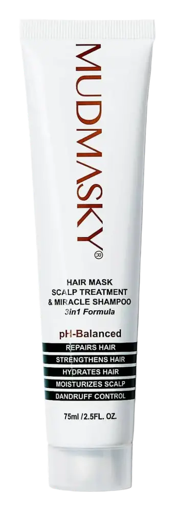 MUDMASKY Hair Mask Scalp Treatment & Miracle Shampoo 3in1