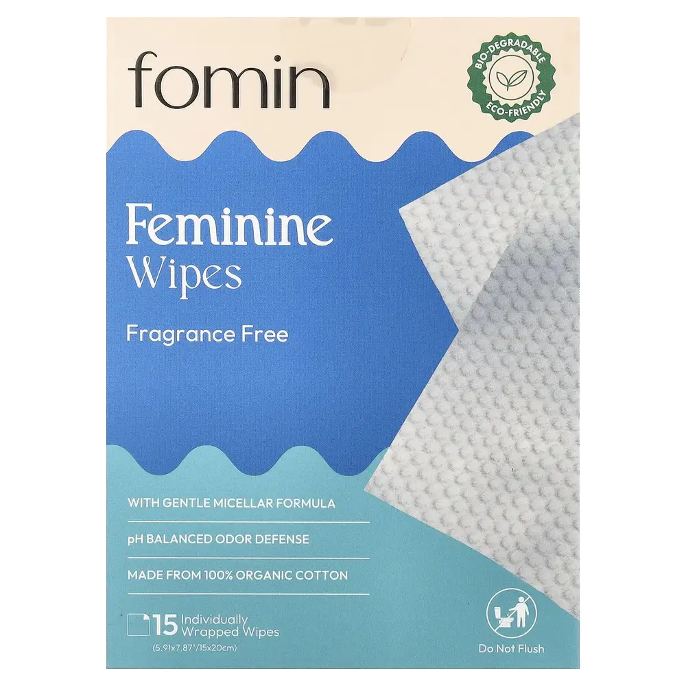 Fomin Feminine Wipes Fragrance Free