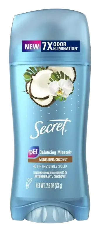 Secret Invisible Solid Antiperspirant Deodorant Nurturing Coconut