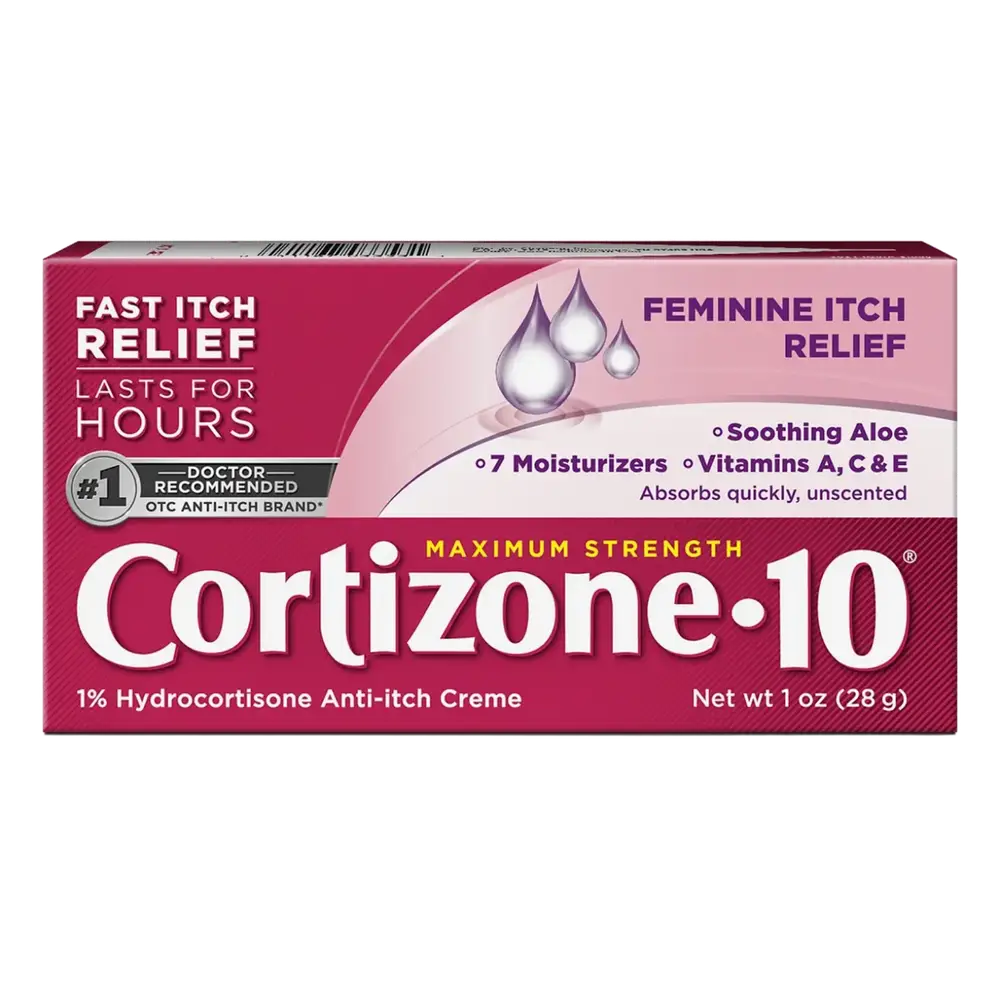 Cortizone-10 Maximum Strength 1% Hydrocortisone Itch Relief Feminine Itch Creme