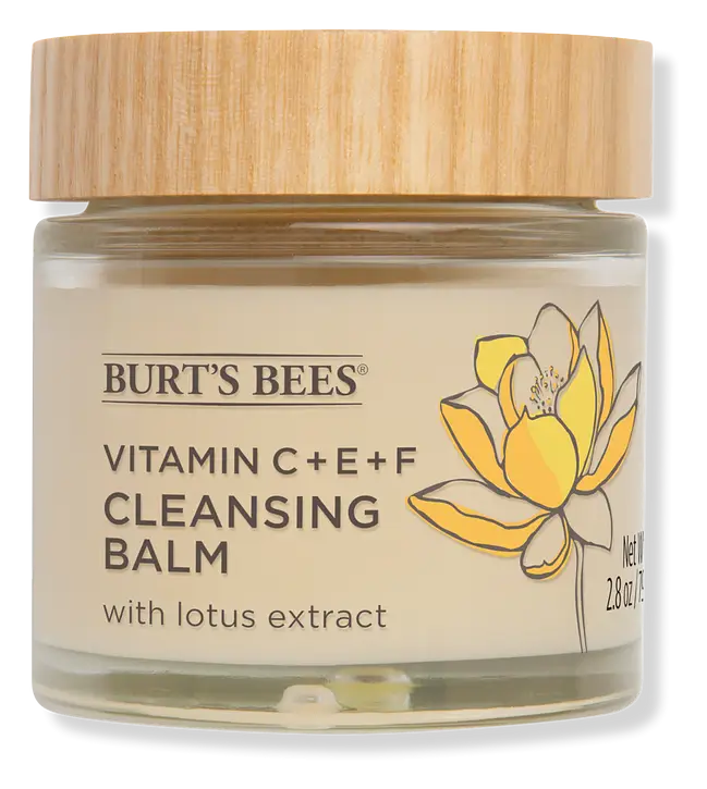 Burt's Bees Vitamin C + E + F Cleansing Balm with Lotus Extract