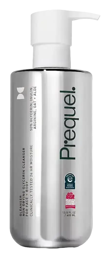 Prequel Gleanser Non-Drying Glycerin Cleanser For Face And Body