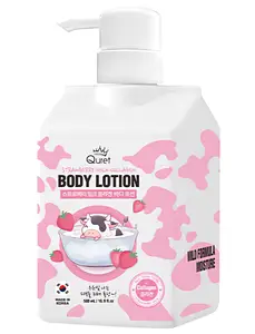 QURET Milk Collagen Body Lotion Strawberry