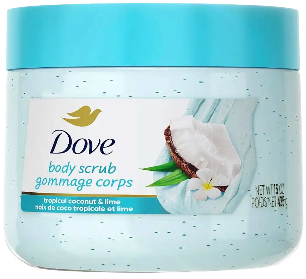 Dove Body Scrub Tropical Coconut & Lime
