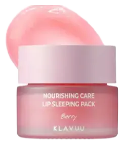 KLAVUU Nourishing Care Lip Sleeping Pack Berry