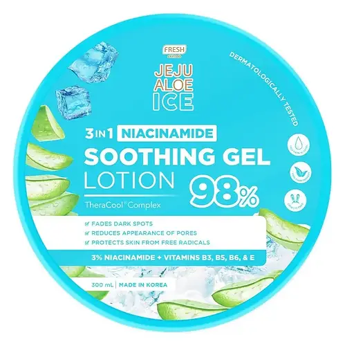 Fresh Skinlab Jeju Aloe Ice 3 In 1 Niacinamide Soothing Gel Lotion
