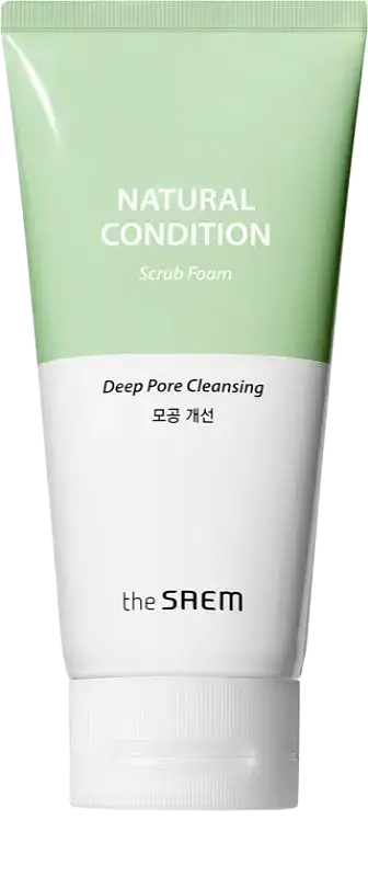 The Saem Natural Condition Scrub Foam - Deep Pore Cleansing