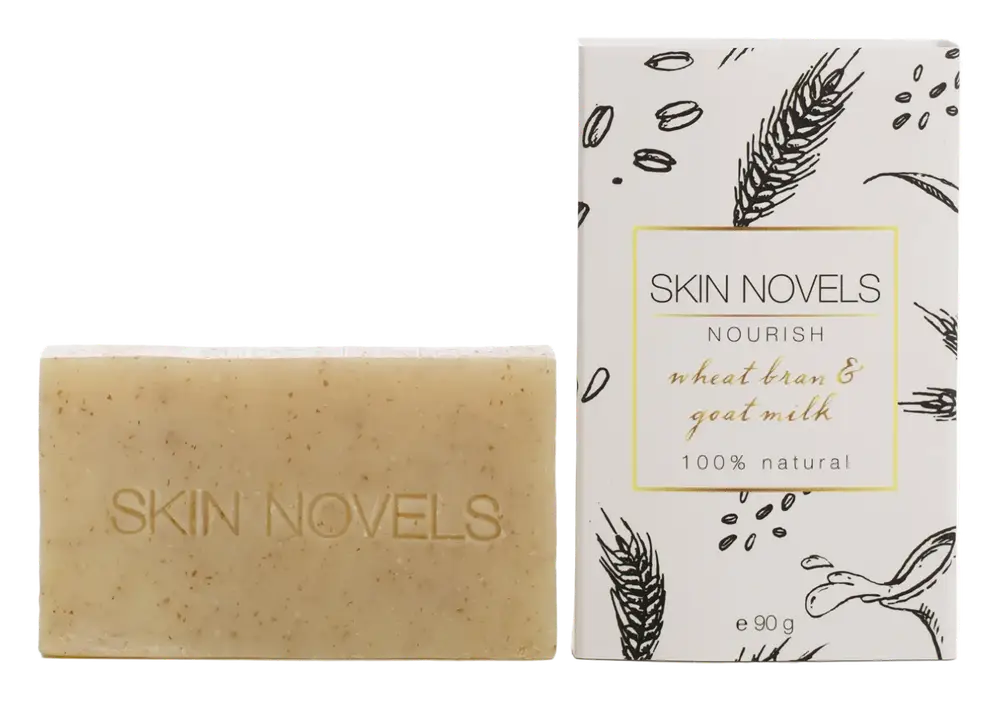 Skin Novels Nourish Wheat Bran & Goat Milk Natural Soap