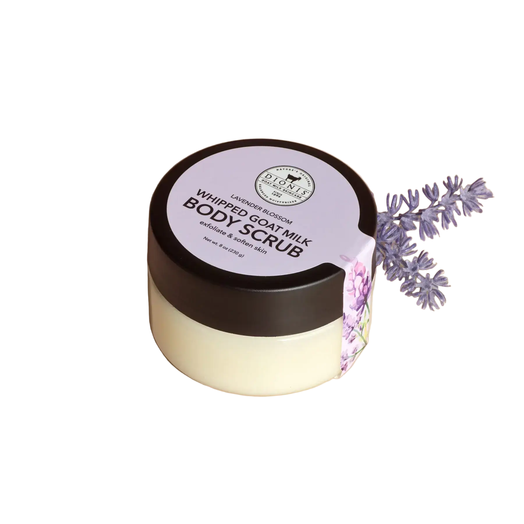 Dionis Whipped Goat Milk Body Scrub Lavender Blossom
