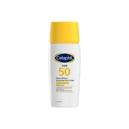 Cetaphil Sheer Mineral Sunscreen Face Drops SPF 50