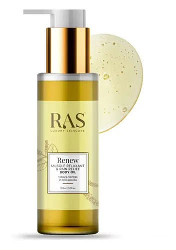 RAS Luxury Oils Renew Muscle Relaxant & Pain Relief Body Oil